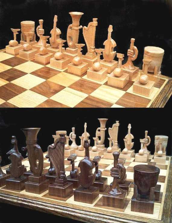 The Intricate Art of Carving Wooden Chess Sets