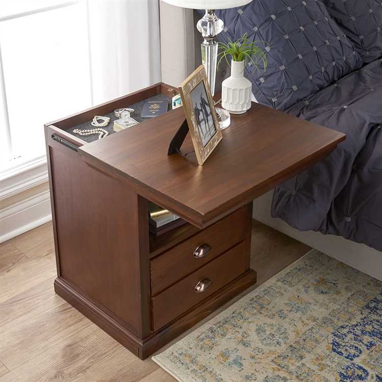 Wooden Nightstands with Hidden Compartments: Concealed Storage in Style