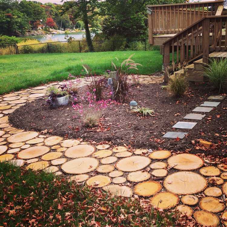 Enhance Your Garden with Exquisite Wooden Stepping Stones