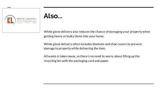 Understanding White Glove Delivery at Pottery Barn