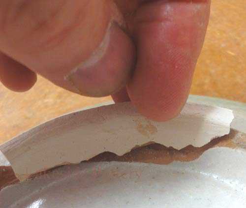 Repurposing Broken Pottery for Home Decor