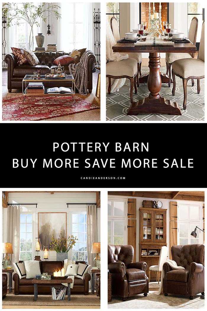 When does Pottery Barn have a furniture sale?