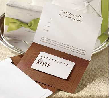 Where can I use Pottery Barn gift card?