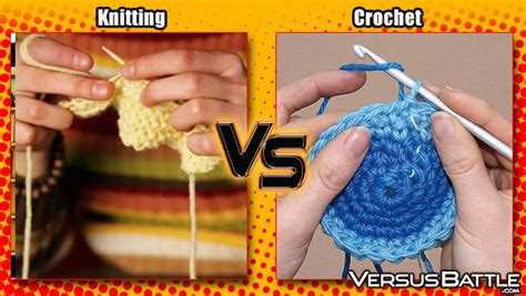 Are crocheting and knitting the same?