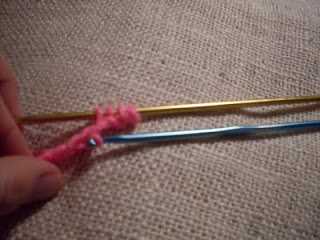 Can you crochet with knitting needles?