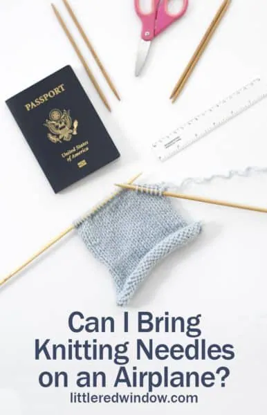 Can you knit on a plane