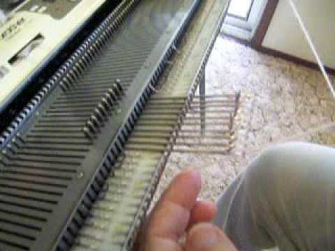 The role of needles and yarn in knitting machines