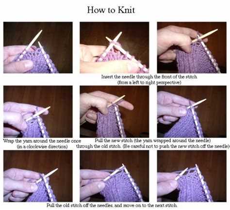 How to purl in knitting