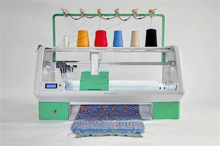 How does a knitting machine work