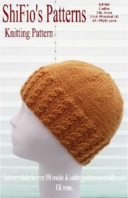How many rows to knit a hat
