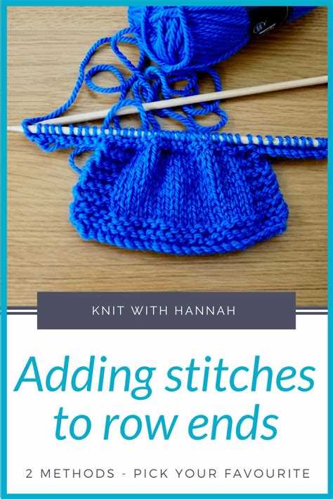 Step-by-step guide on how to add a stitch to knitting