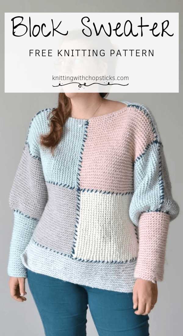 How to Block Knit Sweater