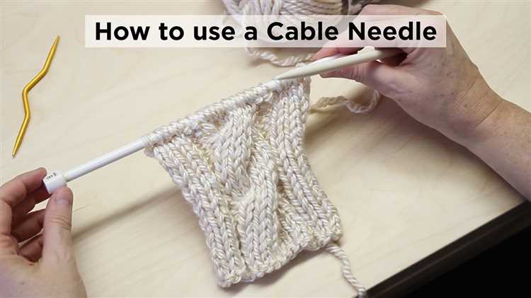 Learn how to cable in knitting step by step