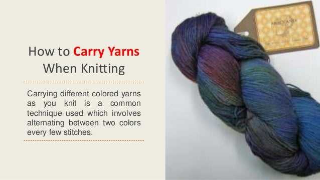 How to Strand Yarns in Colorwork Knitting