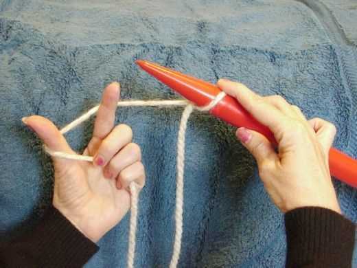 Insert the Needle into the Slip Knot