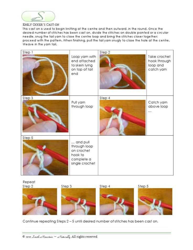 How to Cast On Knitting in the Round