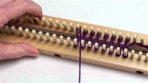 How to Cast On Loom Knitting