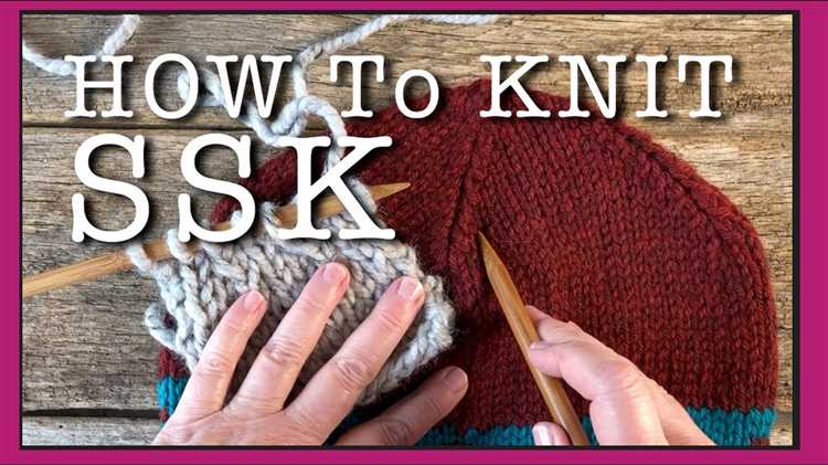 Decrease knitting a hat in the round