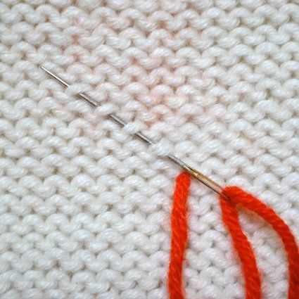 How to end a knit stitch