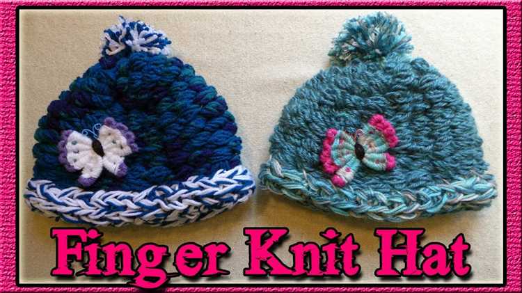 How to finger knit a beanie