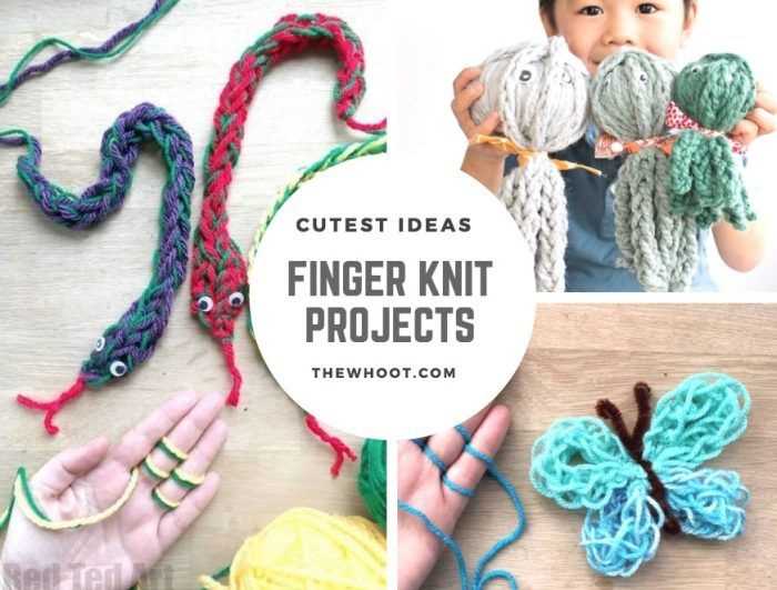 2. Finger Knitting a Bracelet