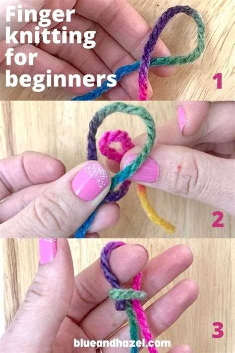 Why Teach Your Kids Finger Knitting?