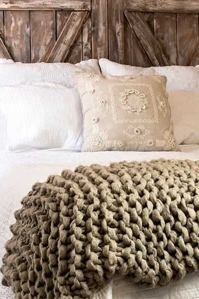 How to Finish Chunky Knit Blanket