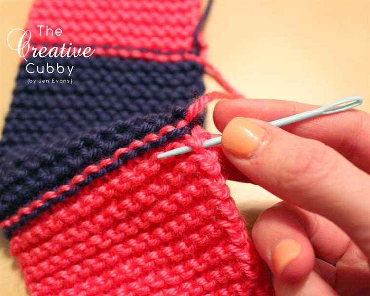 Adding the finishing touches to your knitted scarf