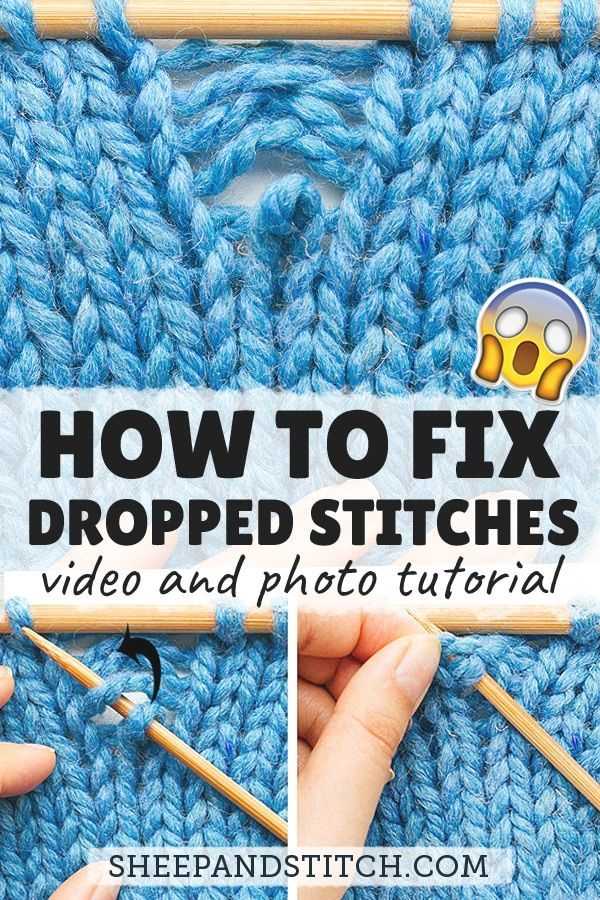 How to Fix Dropped Stitches in Knitting