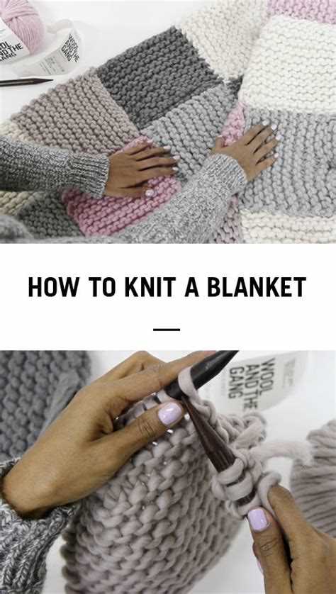 Learn How to Hand Knit a Blanket
