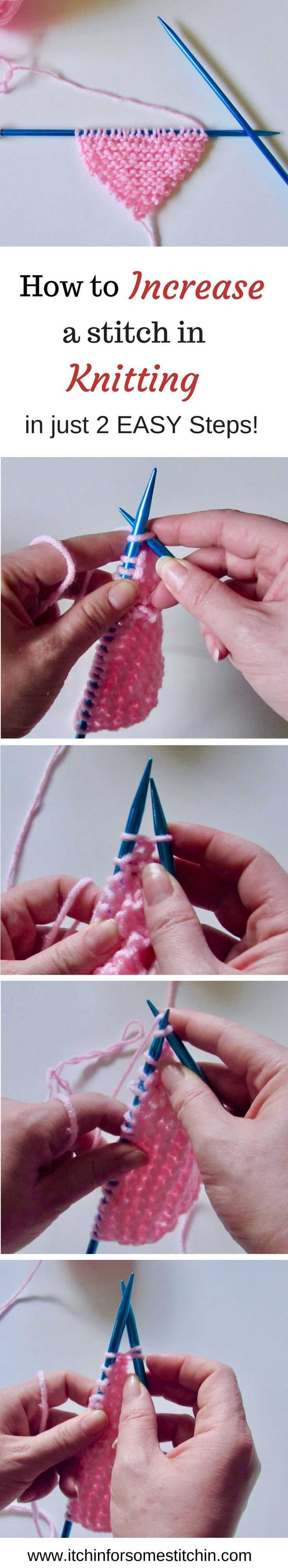 Learn How to Increase a Stitch When Knitting