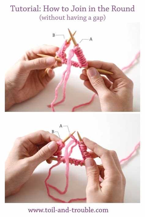 Steps to Join to Knit in the Round