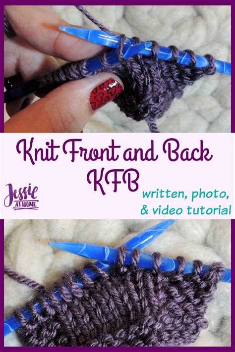 Learn How to Knit the kfb Increase Stitch