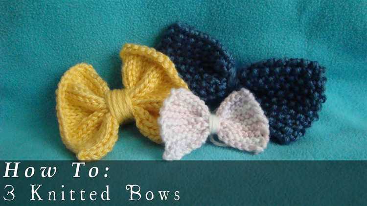 Learn How to Knit a Bow