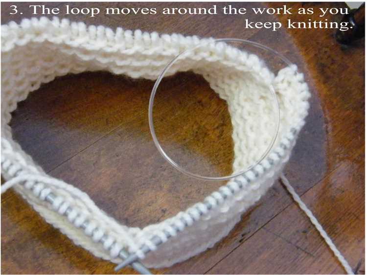 How to knit a circle