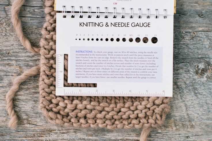 Learn how to knit a gauge swatch