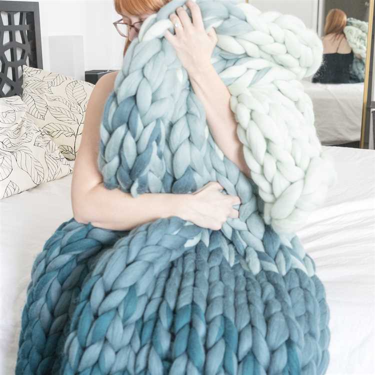 Learn how to knit a large blanket