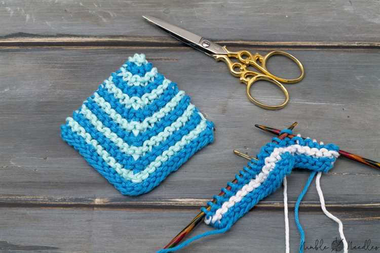 Learn How to Knit a Mitered Square