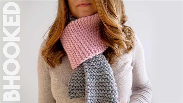 Learn how to knit a patterned scarf