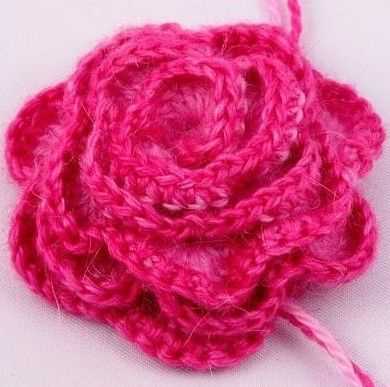 Learn How to Knit a Rose