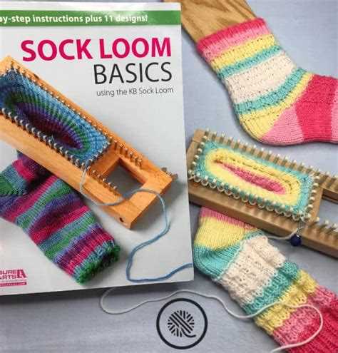 Learn how to knit a sock on a loom