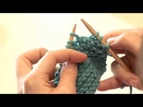 Learn how to knit a wrapped stitch