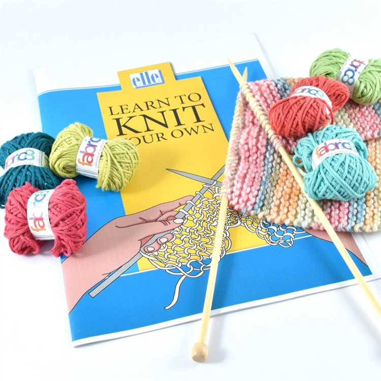 Learn how to knit with this helpful book