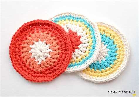 How to Knit Circle Coasters
