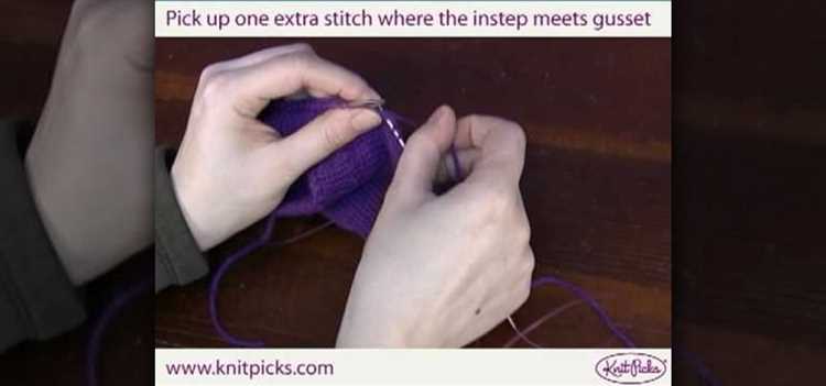 Knitting the Heel Flap