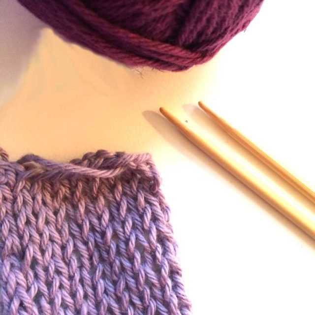 How to knit i cord edge