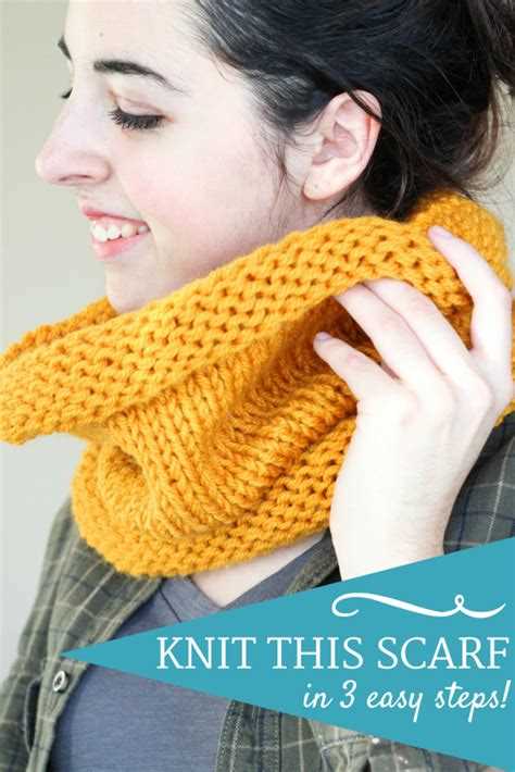 Learn How to Knit an Infinity Scarf