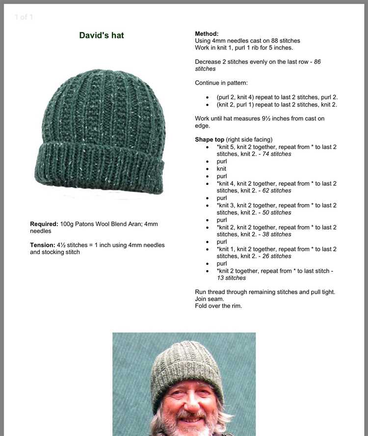 Learn How to Knit a Men’s Hat