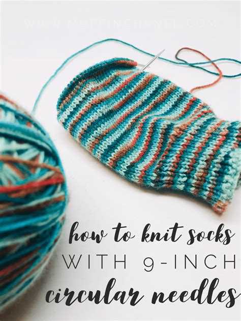 Why knit socks on circular needles?