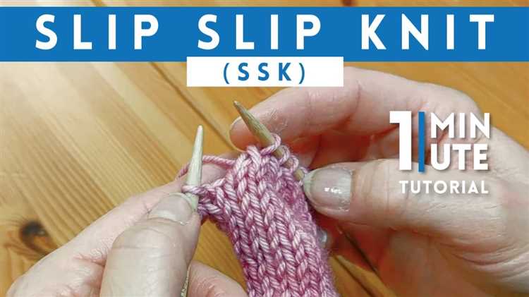 Learn how to knit ssk like a pro